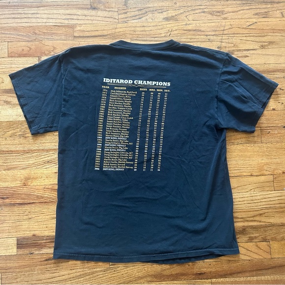 Vintage 2006 Jeff King Iditarod Champion Double-Sided Tee - Picture 3 of 5